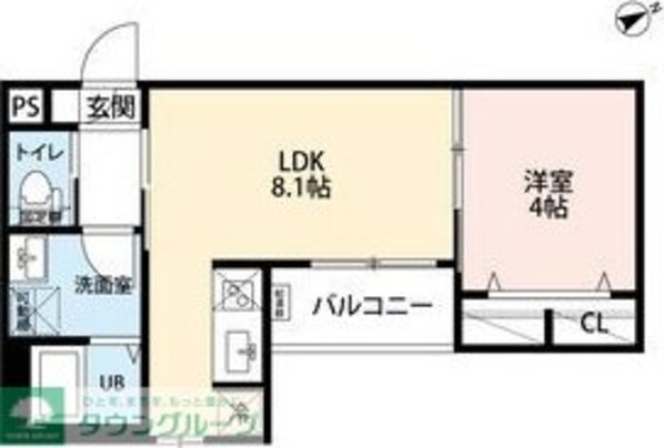 TIDA 高畑(ティダ タカバタ)の物件間取画像